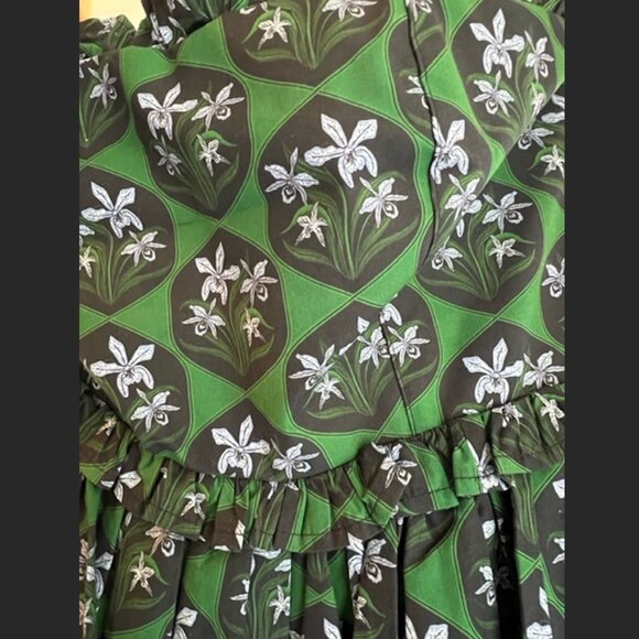 AGUA BY AGUA BENDITA Rosa strapless ruffled floral mini - Picture 3 of 5